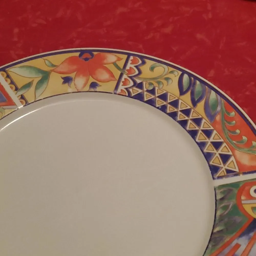 Lynns Stoneware Savanna Rim Dinner Plate 10 5/8